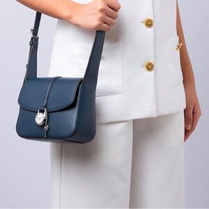 Michael Michael Kors Lyra Small Flap Crossbody Bag Leather Shoulder Handbag NWT